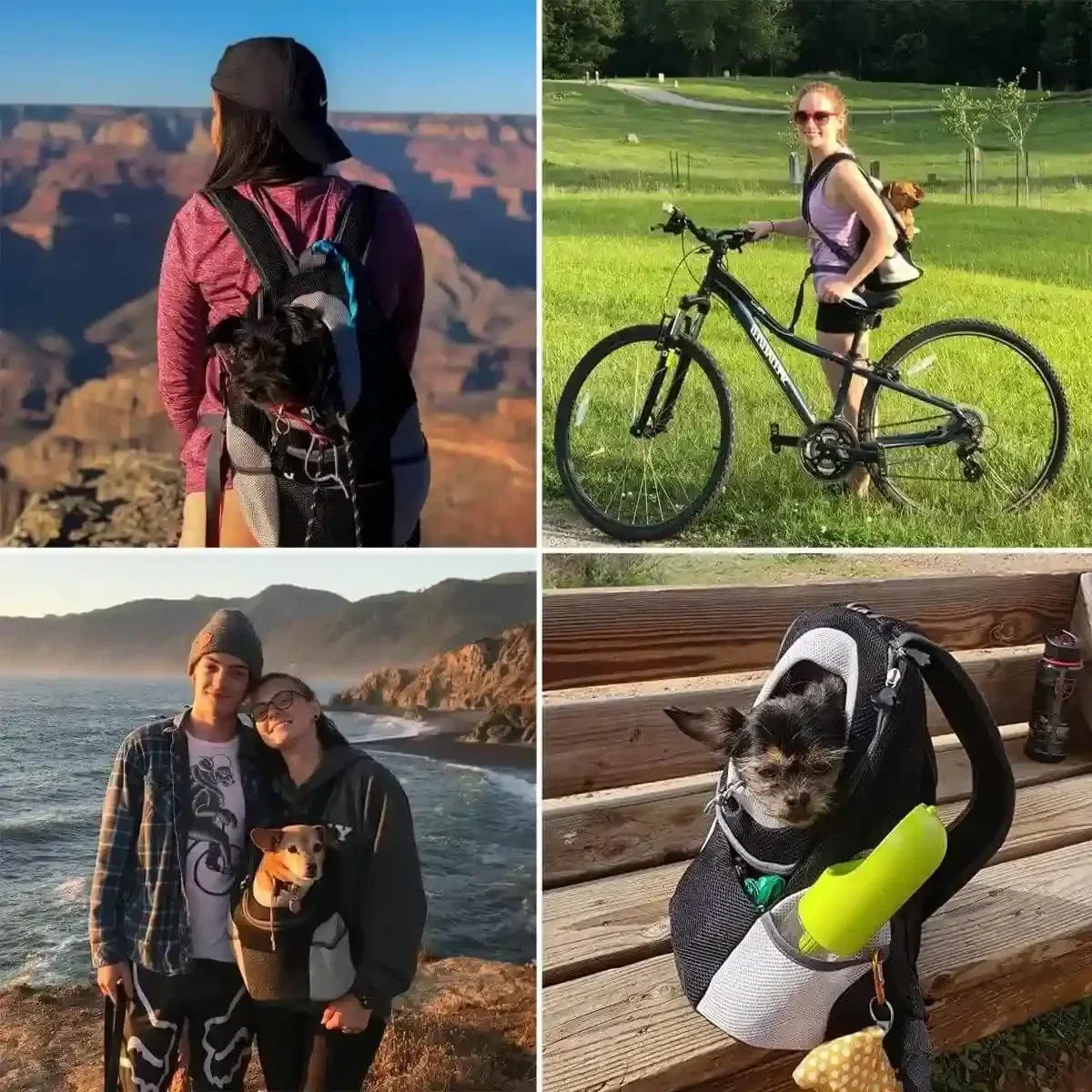 Sac à dos randonnée chien et vélo PawCarrier™