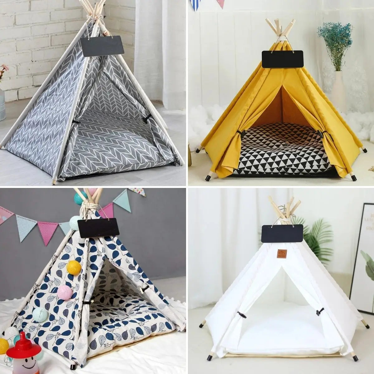 Tipis, tentes pour chien SiouxPaw™ - 4 modèles à la mode 